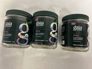 lot 122 image: 3 Bottles of Gaia Herbs Sleep Support