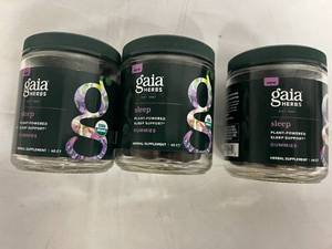 lot 123 image: 3 Bottles of Gaia Herbs Sleep Support
