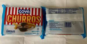 F. 2x Goya Churros with Chocolate Sauce