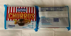 F. 2x Goya Churros with Chocolate Sauce