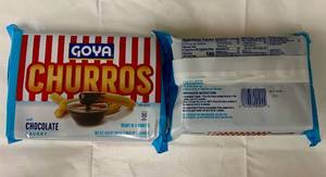 F. 2x Goya Churros with Chocolate Sauce