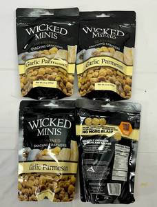 4x 6oz Wicked Minis-Garlic Parmesan