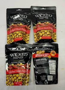 4x 6oz Wicked Minis-Crushed Red Pepper