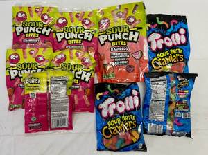Sour Punch Bites & Trolli Crawlers