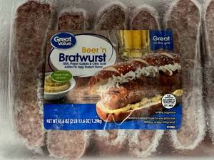 2x 45.6oz Beer n Bratwurst(12per Package)