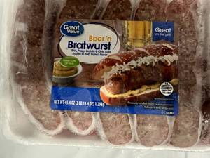 2x 45.6oz Beer n Bratwurst(12per Package)