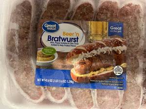 2x 45.6oz Beer n Bratwurst(12per Package)