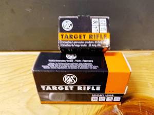 2 Boxes of 50 RWS Target Ammo .22 LR Rimfire Cartridges 40gr solid