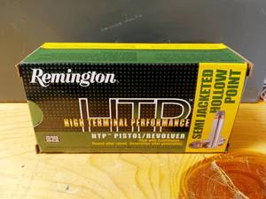 Box of 50 Remington HTP .357 Magnum SJHP 158gr
