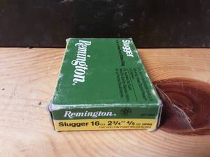 5 Remington 16ga 2&34 45oz Riffled Slugs