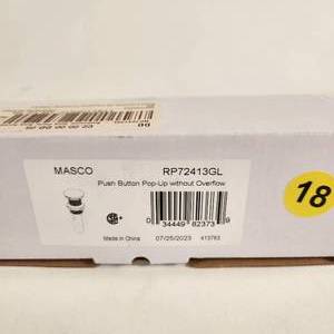MASCO RP72413GL Push Button Pop-Up