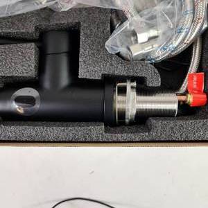 Lot Of Two Owofan Touchless Kitchen Faucets Flat Black Stainless Steel