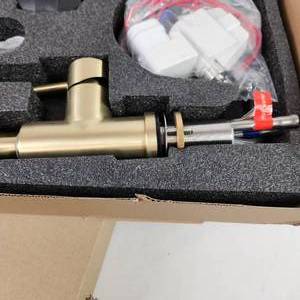 Lot Of Two Owofan Gold Touch Kitchen Faucets Brushed Gold