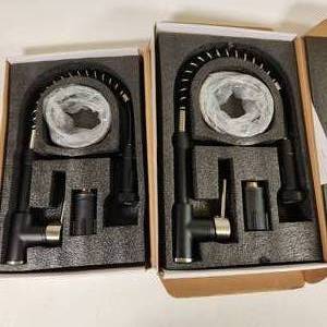 Lot of 3 OWOFUN Black Kitchen Faucet