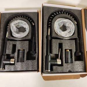 Lot of 2 OWOFUN Black Kitchen Faucets