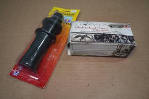lot 28 image: Quaker Boy Jake Gobble Call with Shooting Safety Glasses
