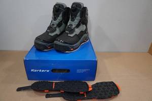 lot 41 image: Korkers Darkhorse Mens Wading Boots -Size 10