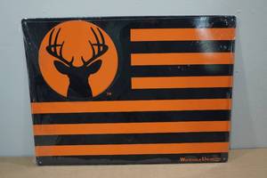 lot 50 image: Whitetails Unlimited Raised Metal Sign
