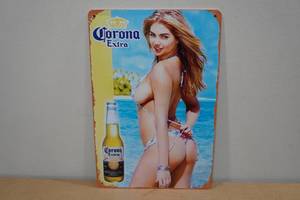 lot 60 image: Corona Beer Metal Sign