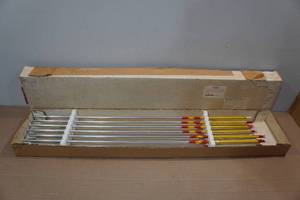 lot 75 image: 12-Pack Vintage Cabelas Aluminum Arrows in Original Box 30.25
