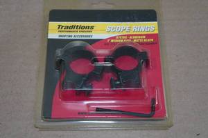 lot 85 image: Traditions 1 Aluminum Scope Rings