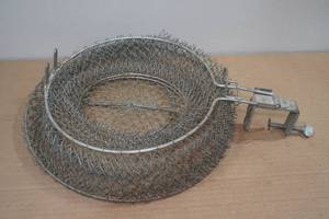 lot 126 image: 24 Metal Fish Basket with Boat Mount