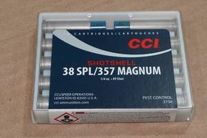 lot 187 image: 10 CCI .38 Spl.357 Mag Shotshells
