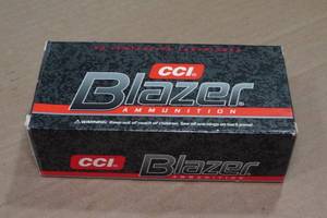 lot 188 image: 50 CCI Blazer .38 Spl 158 Gr LRN Ammo