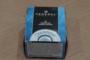 lot 189 image: 20 Federal Champion .32 H&R Mag 95 Gr Lead Semi-Wadcutter Ammo