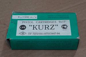 lot 198 image: 50 Military Surplus 9mm Kurz FMJ Ammo