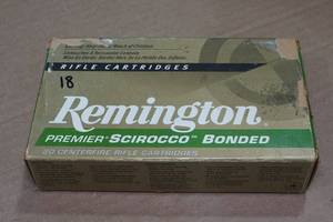 lot 210 image: 18 Remington Premier Scirocco 7mm Rem Mag 150 Gr Swift Ammo
