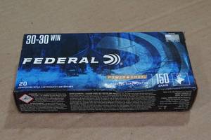 lot 212 image: 20 Federal Power-Shok .30-30 Win 150 Gr JSP FN Ammo