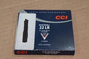 lot 222 image: 10 CCI .22 LR Shotshells
