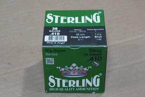 lot 228 image: 25 Sterling .410 Bore 2-12 Slugs