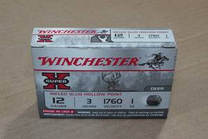 lot 235 image: 5 Winchester Super-X 12 Gauge 3 Rifled HP Slugs