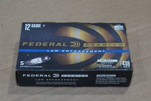 lot 240 image: 5 Federal Premium LE 12 Gauge 2-34 Tactical HP Rifled Slugs