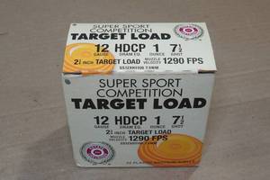 lot 258 image: 25 Estate Super Sport 12 Gauge 2-34 7-12 Shot Shotshells