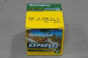 lot 275 image: 25 Remington Express .410 Bore 3 4 Shot Shotshells