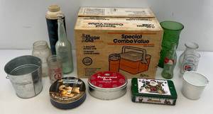 lot 27 image: Misc. Vintage Items Including The Tough One Cooler Set In Original Box (NIB)