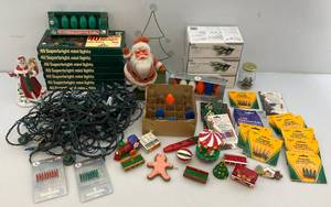 lot 29 image: Misc. Vintage Christmas Items Some (NIB)