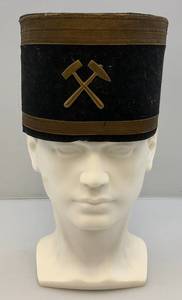 lot 42 image: WW-2 German Coal Miners Hat