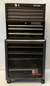 lot 103 image: Craftsman 3 pc. Rolling Tool Chest