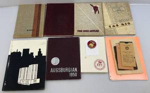 lot 116 image: Misc. Vintage Yearbooks Including Minnesota & More