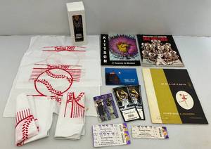 lot 123 image: Misc. Vintage Sports Related Items & More