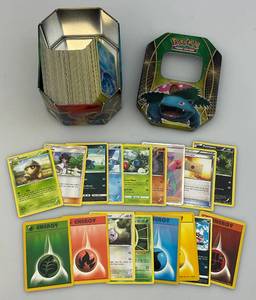 lot 208 image: Misc. Unsorted Pokemon Trading Cards In Misc. Tins