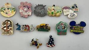 lot 213 image: Misc. Disney Collector Pins