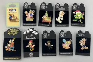 lot 217 image: Misc. Disney Collector Pins On Cards