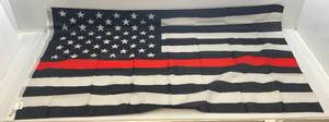 lot 238 image: Support The Red 3 x 5 Nylon Flag (New In Open Bag)