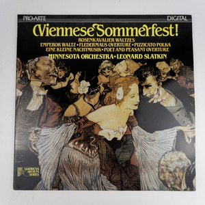 lot 201 image: MINNESOTA ORCHESTRA & LEONARD SLATKIN Viennese Sommerfest (1985) Record Vinyl Album