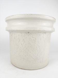 lot 3 image: Vintage Large Stoneware White Crock